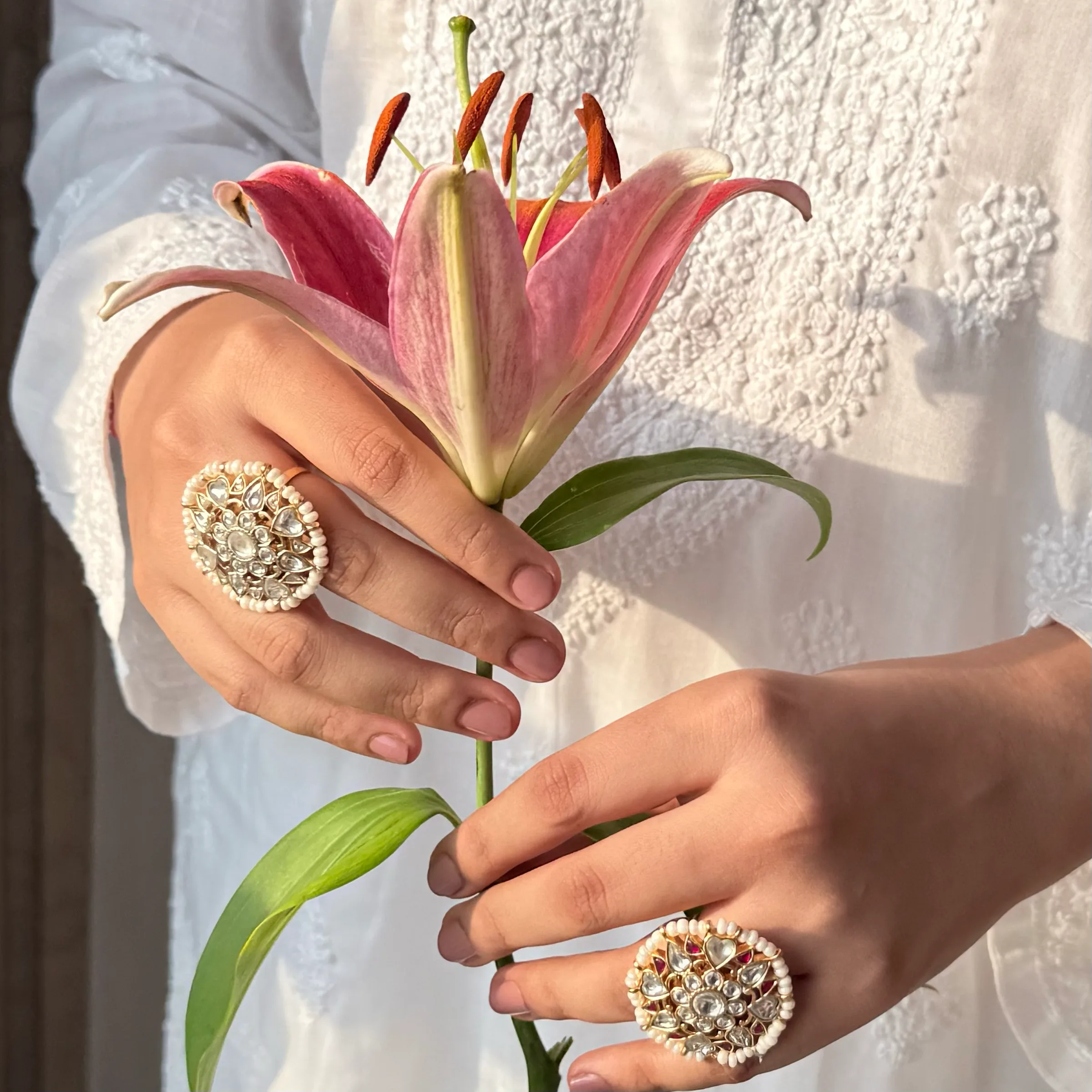 Harakh Ring – worn close-up